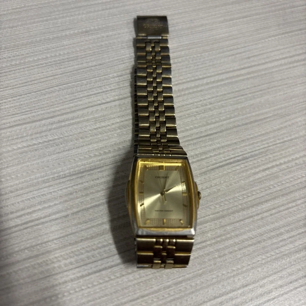 Vintage ORIENT Watch 21mm Good Condition‎ [QWCT-AO-A-CS] Unisex